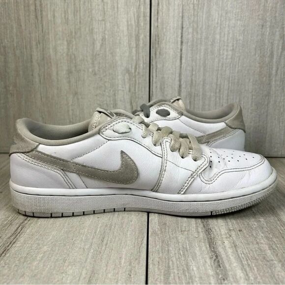 Nike Air Jordan 1 Retro Low Neutral Grey Sneaker Shoe cz0775-100 Womens Size 8 - Picture 6 of 10